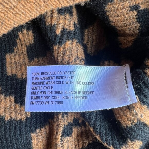 Knox Rose Women's V-Neck Pullover Sweater Camel Brown Small - Picture 4 of 6